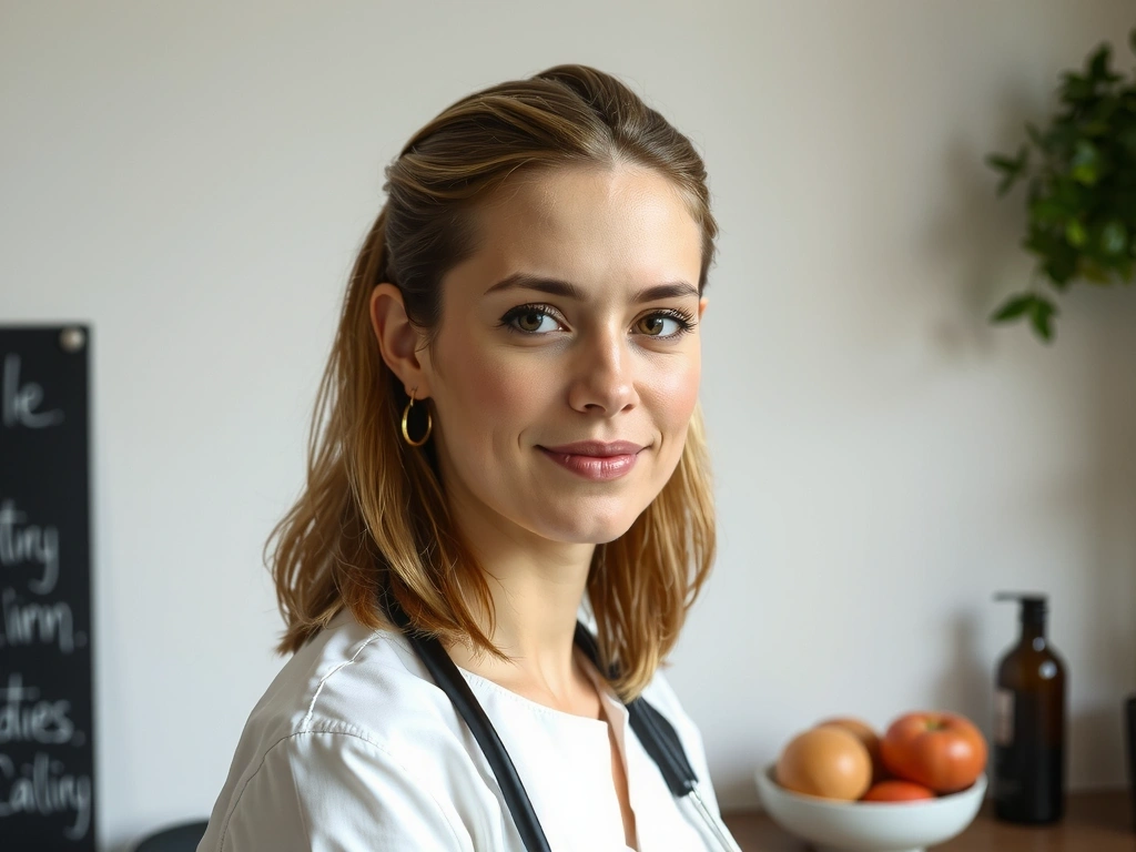 Porträtt av nutritionist